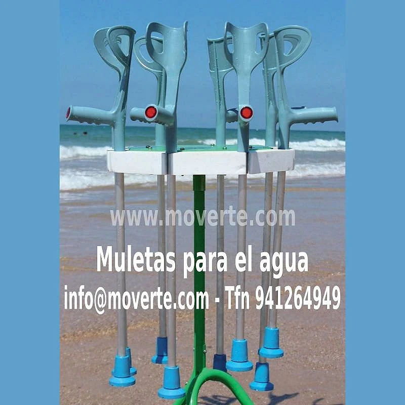 Muleta de agua playa piscina