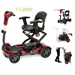 Scooter eléctrico I Laser plegable para discapacitados