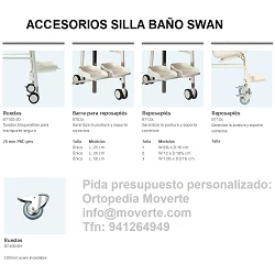 Silla de baño y wc 'Swan'