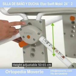 Silla ducha Etac Swift Mobil 24"-2