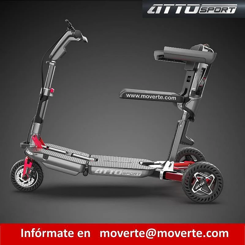 Reposabrazos Gris para scooter Atto Sport