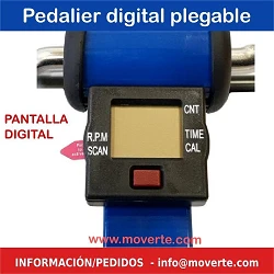Pedalier digital plegable