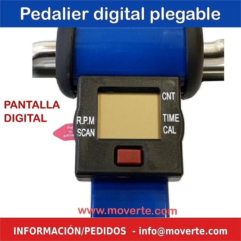 Pedalier digital plegable