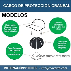 CASCO BASEBALL CAP INFANTIL PROTECCIÓN CRANEAL Y NUCA