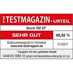 Tensiómetro doméstico de brazo - BM 28 - Beurer
