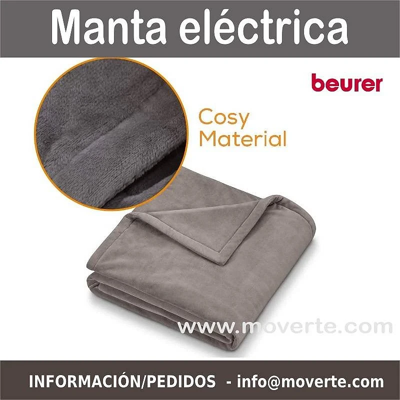 MANTA DE CALOR BEURER HD-75 MANTA SUAVE MATERIAL COSY