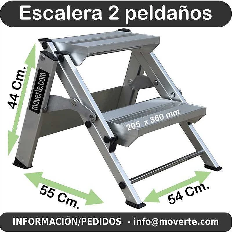 Escaleras de Aluminio Plegables Profesionales. Uso Industrial