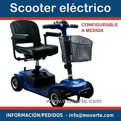 Scooter eléctrico 4 ruedas configurable a medida Smart
