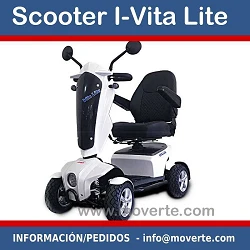 Scooter Eléctrico con suspensión I-Vita Lite Ortopedia Moverte