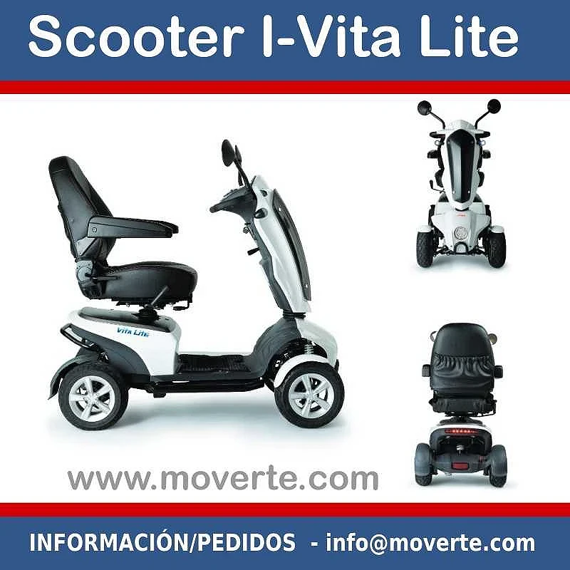 Scooter Eléctrico con suspensión I-Vita Lite Ortopedia Moverte