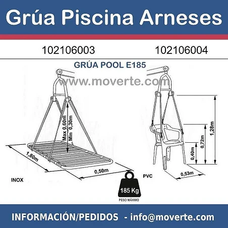 Arnés-silla especial piscinas