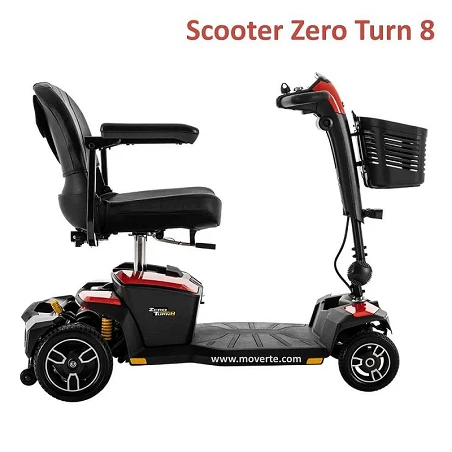Scooter eléctrico Zero Turn 8 con suspension