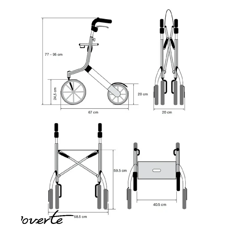 Andador Let's Go Out con amortiguación