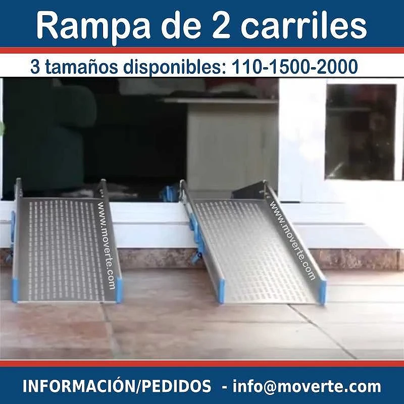 RAMPAS PLEGABLES DE 1.5 METROS (2 RAILES)