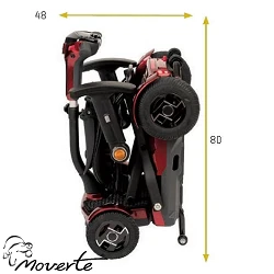 Medidas plegado Scooter eléctrico para discapacitados I Laser plegable con mando a distancia
