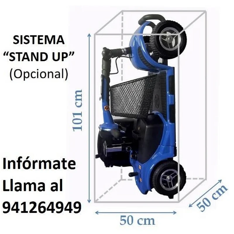 Medidas de pie Scooter Litium 4 ruedas