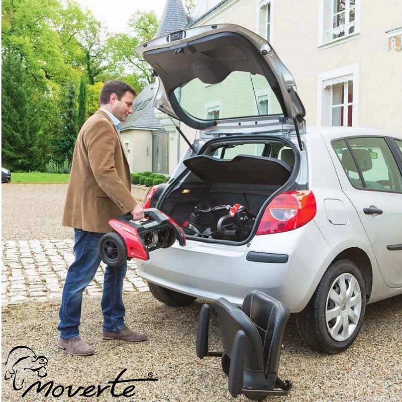 Scooter eléctrico para mayores cabe en el maletero desmontado Colibri