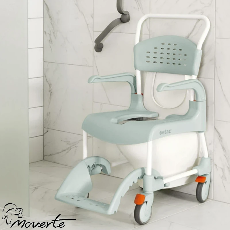 Silla de ruedas para baño ducha y wc etac clean AD828 super estrecha