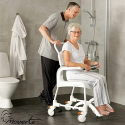 Silla de ruedas para baño ducha y wc etac clean AD828 super estrecha