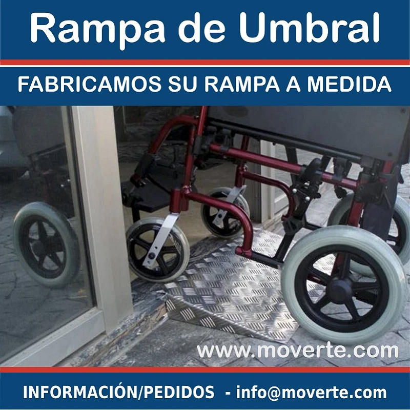 Rampa cuña de varias alturas desde 10 hasta 16 cm.