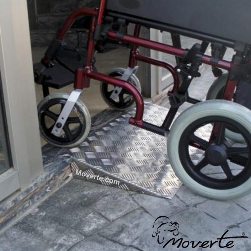 Rampa cuña acero para escalones de 10 a 16 Cm..