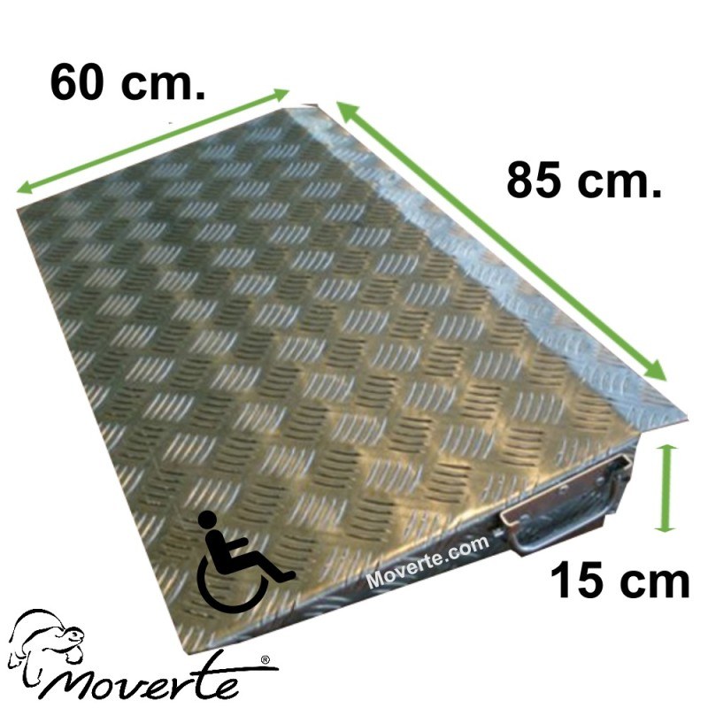 rampa cuña de puerta Ancho 85 x Largo 60 x Alto 15 cm