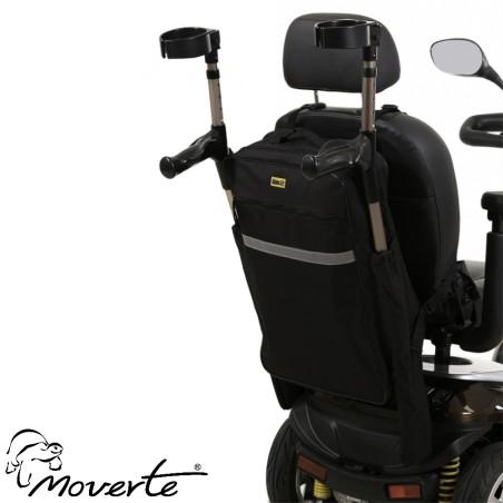 Novedad Bolsa para silla o scooter eléctrico con porta muletas - bastones TALLA XL