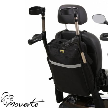 Novedad Bolsa para silla o scooter electrico con 2 insertos porta muletas o bastones