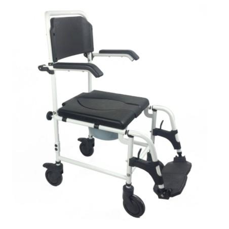 silla de ruedas autopropulsable para baño y transporte