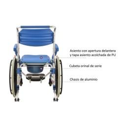 silla de ruedas autopropulsable para ducha y wc ADAS