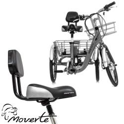sillin con respaldo para triciclos y bicicletas ortopedia moverte