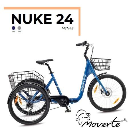 Triciclo Eléctrico Monty Nuke 24 AZUL