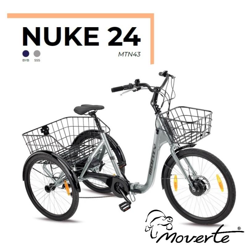 Triciclo Eléctrico Monty Nuke 24  GRIS