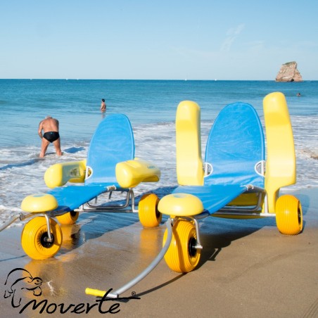 Silla anfibia de playa Tiralo2 para adultos y niños Ortopedia Moverte