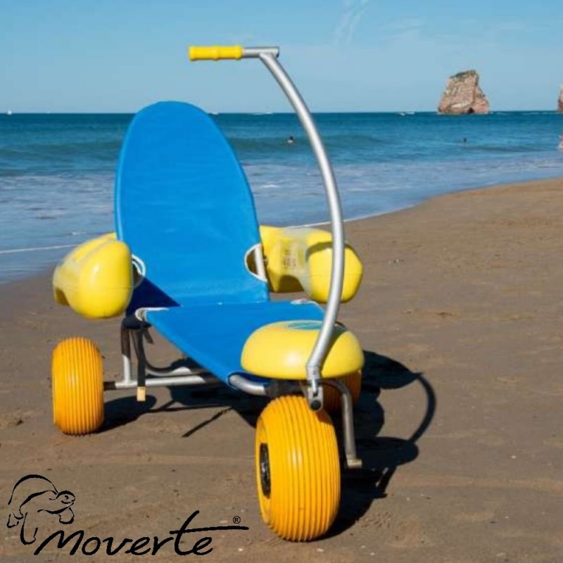 Silla anfibia de playa Tiralo2 para adultos y niños Ortopedia Moverte