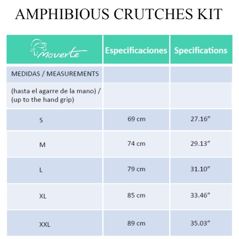 Muleta anfibia sumergible- Par 7 - moverte 