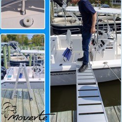 Rampa pasarela plegable para barco 2 Metros