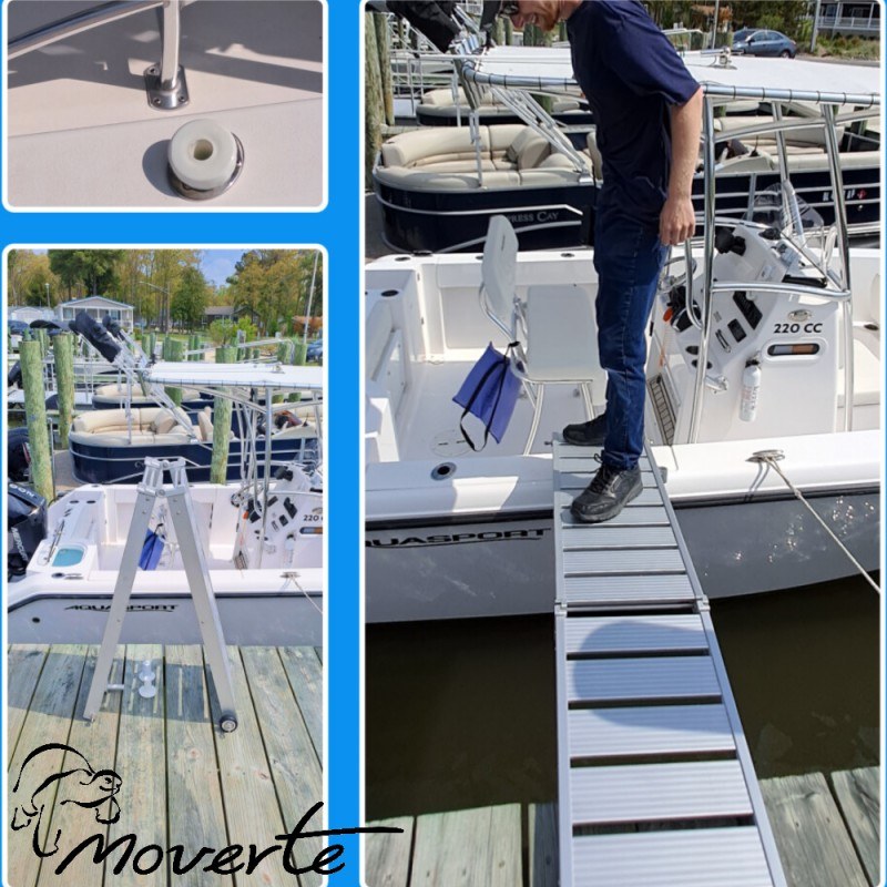 Rampa pasarela plegable para barco 2 Metros