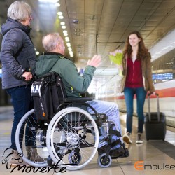 Motor auxiliar plegable para  silla de ruedas R20