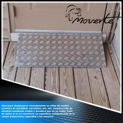 Rampa aluminio para umbral regulable altura de 5 a 10 cm 87x41 moverte.com