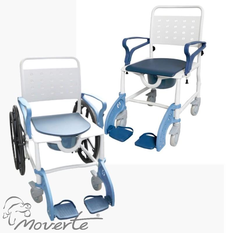 Dos sillas en una: Rueda grande y pequeña