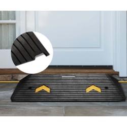 Rampa de caucho para bordillos 90cm x 53,3 cm x 8,9 cm moverte.com 