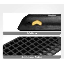 Rampa de caucho para bordillos 90cm x 53,3 cm x 8,9 cm moverte.com 