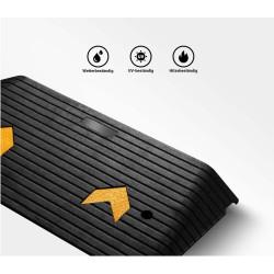 Rampa de caucho para bordillos 90cm x 53,3 cm x 8,9 cm moverte.com 