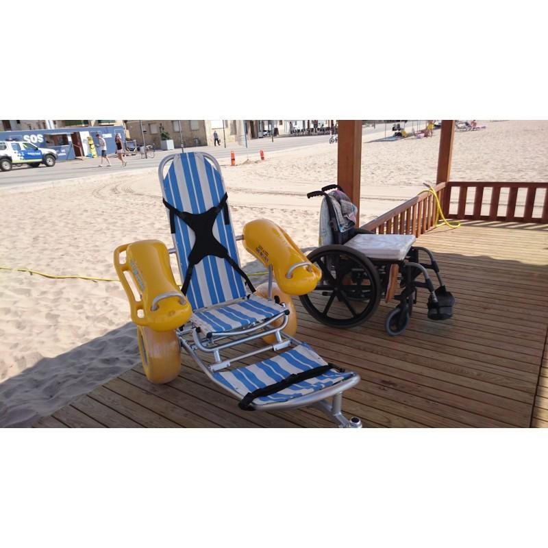 Silla anfibia discapacitados Neptune Comfort moverte.com 