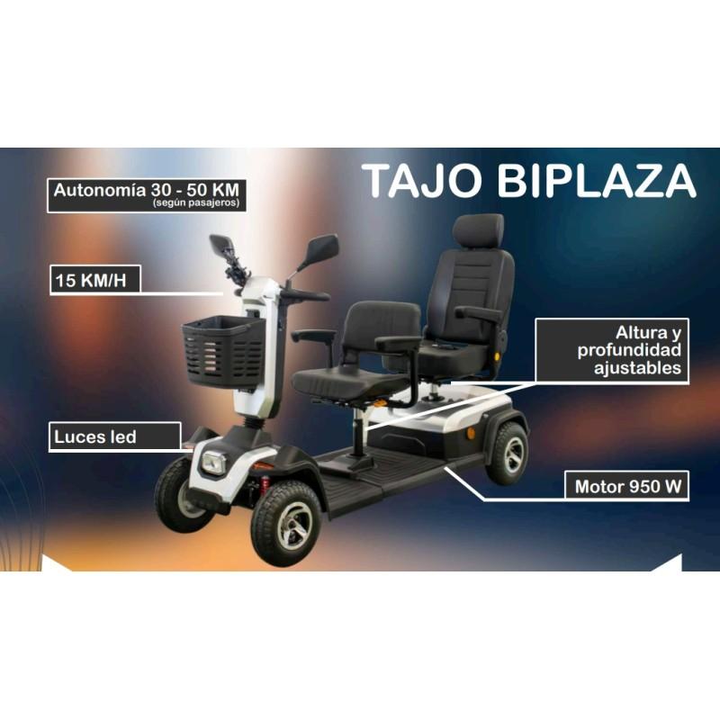 Scooter Eléctrico Salvatec Tajo Biplaza – Libertad de movimiento para dos moverte.com 