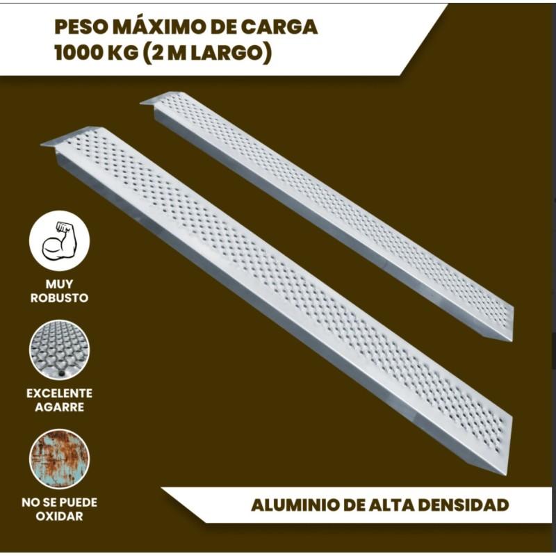 Rampa 2 carriles Peso máx. 1000 Kg. Largo 196 cm. moverte.com 
