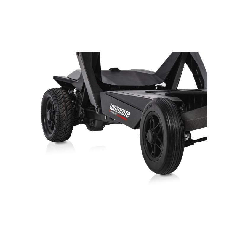 Scooter eléctrico Lanzarote: plegable y con amortiguación moverte.com