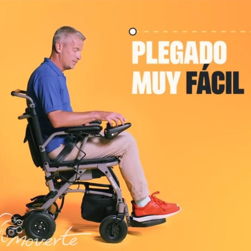 Silla eléctrica Invacare Kompas - plegable y ligera. moverte.com