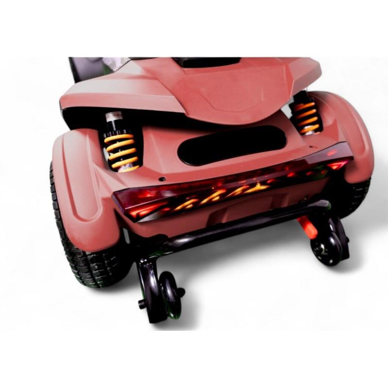 Scooter eléctrico MAGNUS suspensión 4 ruedas con ruedines moverte.com